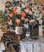 Alexander Yakovlevich GOLOVIN Rose and China oil painting on canvas